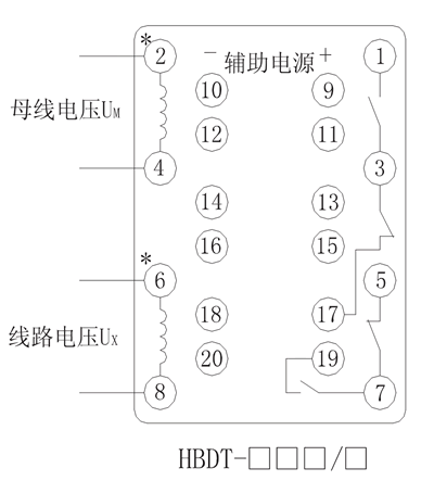 HBDT-14Q/2内部接线图